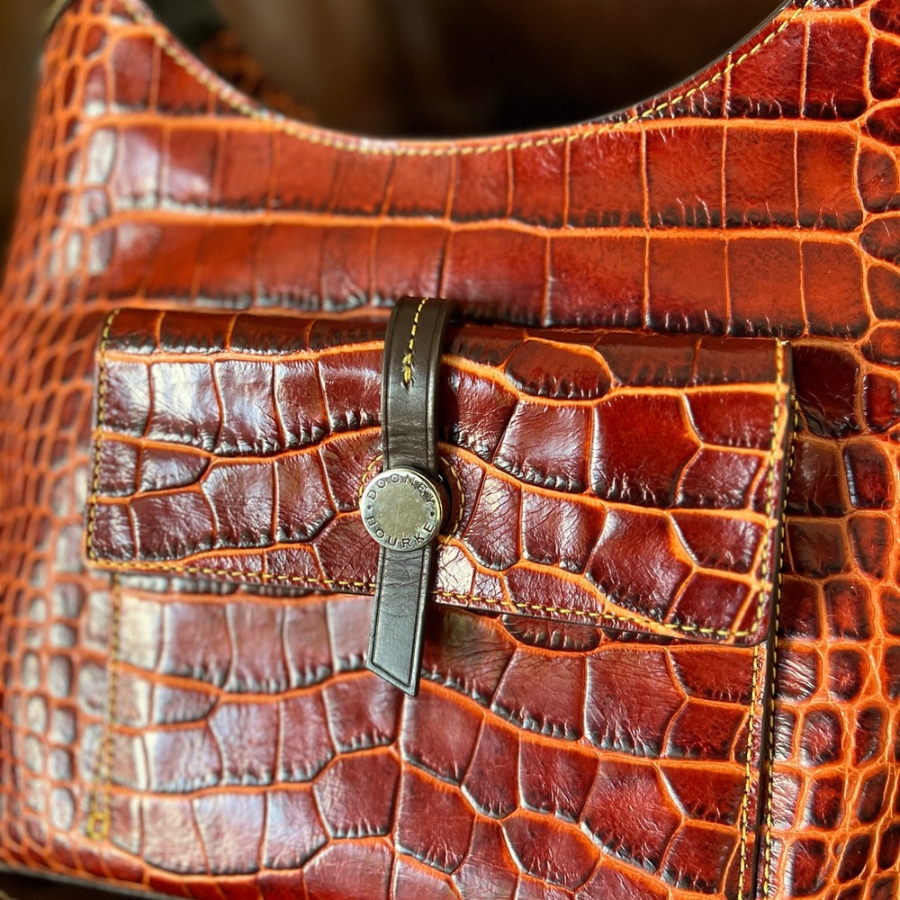 Dooney & Bourke‎ Savannah Croco Purse - Picture 4 of 9